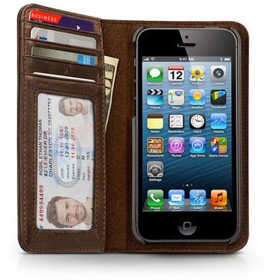 Twelve South BookBook (iPhone 5/5S/SE) - Brun