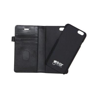 GEAR Buffalo äkta läder Plånboksfodral iPhone 5/5S/SE - Svart