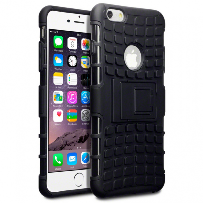 Apple iPhone 6(S) Plus Rugged Case - Svart