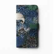 AVOC Liberty Art Fabric Plånboksfodral till Apple iPhone 6 Plus (Grön)