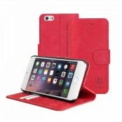 Bugatti Madrid Plånboksfodral till Apple iPhone 6(S) Plus - Röd