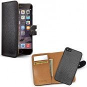 Celly Magnet Wallet (iPhone 6 Plus) - Svart