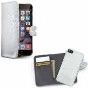 Celly Magnet Wallet (iPhone 6 Plus) - Vit