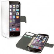 Celly Wallet Case Apple iPhone 6(S) Plus - Vit
