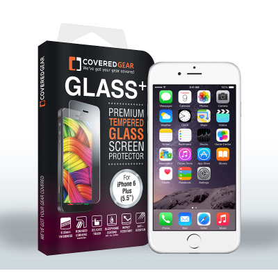 CoveredGear härdat glas skärmskydd till iPhone 6/7/8 Plus