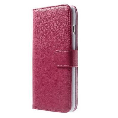 Embossed Plånboksfodral till Apple iPhone 6(S) Plus (Magenta)