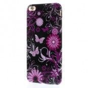 Flexicase Skal till Apple iPhone 6 Plus - Black Butterfly