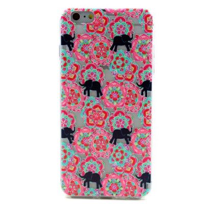 Flexicase Skal till Apple iPhone 6(S) Plus - Mandala Elefant
