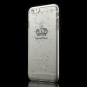 Glittery BaksideSkal till Apple iPhone 6 Plus - Krona