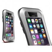 LoveMei Extreme Skal med Gorilla Glas till Apple iPhone 6(S) Plus - Silver
