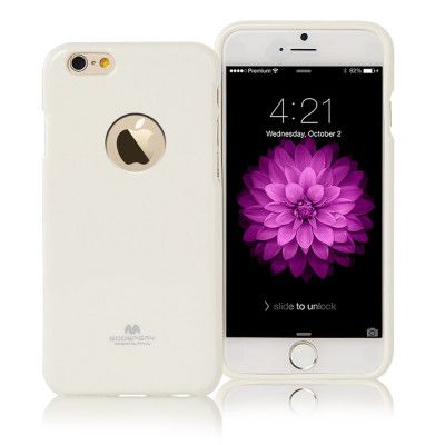 Mercury Flexicase Skal till Apple iPhone 6(S) Plus - Vit