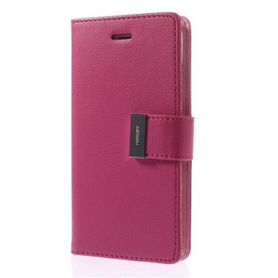 Mercury Rich Diary Plånboksfodral till Apple iPhone 6(S) Plus - Magenta