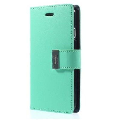 Mercury Rich Diary Plånboksfodral till Apple iPhone 6(S) Plus - Turkos