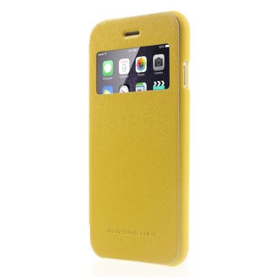 Mercury Wow Bumper Plånboksfodral till Apple iPhone 6(S) Plus - Gul