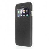 Mercury Wow Bumper Plånboksfodral till Apple iPhone 6(S) Plus - Svart