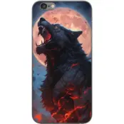 Mobilskal till Apple iPhone 6 Plus med Ylande varg