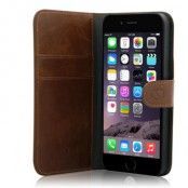 Naztech Äkta Läder Plånboksfodral till Apple iPhone 6 Plus - Brun