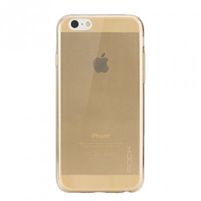 ROCK 0,6mm Ultrathin FlexiCase skal till Apple iPhone 6(S) Plus (Gold)