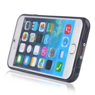 Skal med Qi-laddningsmottagare till iPhone 6 Plus - Svart