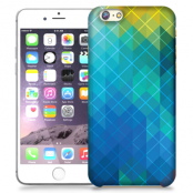 Skal till Apple iPhone 6 Plus - Blå kvadrater