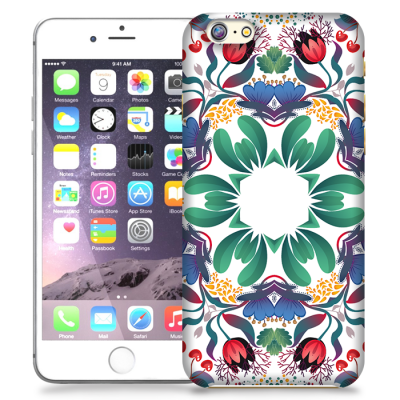 Skal till iPhone 6 Plus - Blommor Pentagon