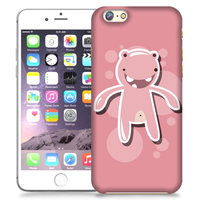 Skal till iPhone 6 Plus - Bubbelmonster - Rosa