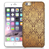 Skal till Apple iPhone 6 Plus - Canvas Damask - Guld/Brun