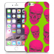 Skal till iPhone 6 Plus - Dödskallar - Magenta