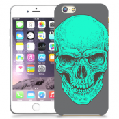 Skal till iPhone 6 Plus - Dödskalle - Turkos