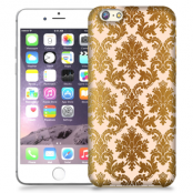 Skal till Apple iPhone 6 Plus - Damask - Guld/Persika