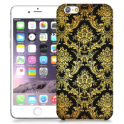 Skal till Apple iPhone 6 Plus - Damask - Guld/Svart