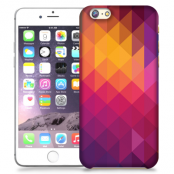 Skal till Apple iPhone 6 Plus - Polygon - Gul/Rosa