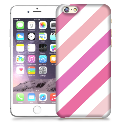 Skal till iPhone 6 Plus - Ränder - Polkagris