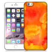 Skal till Apple iPhone 6 Plus - Vattenfärg - Orange