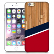 Skal till iPhone 6 Plus - Wood ränder - Röd