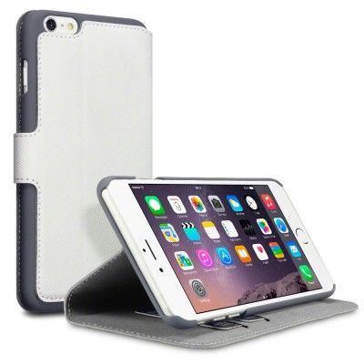 Terrapin Slim Plånboksfodral till Apple iPhone 6 Plus - Vit