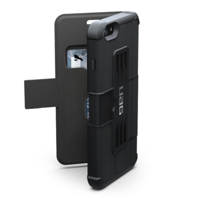 UAG Urban Armor Gear Scout Folio Plånboksfodral till Apple iPhone 6 Plus (Svart)