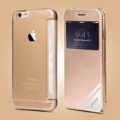 Usams Mobilfodral med fönster till Apple iPhone 6(S) Plus - Guld