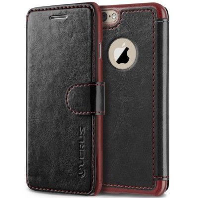Verus Dandy Layered Plånboksfodral till Apple iPhone 6(S) Plus - Svart