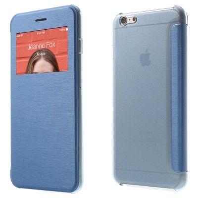 Mobilfodral med fönster till Apple iPhone 6(S) Plus - LjusBlå