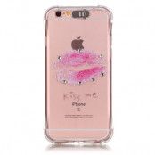 Blinkande Flexiskal till Apple iPhone 6 / 6S  - Pink Lips