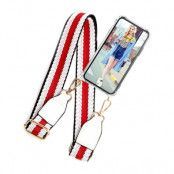 BOOM OF SWEDEN - Halsband mobilskal till iPhone 6/6S - Belt RedWhite