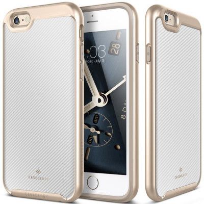 Caseology Envoy Carbon Skal till Apple iPhone 6(S) Plus - Vit
