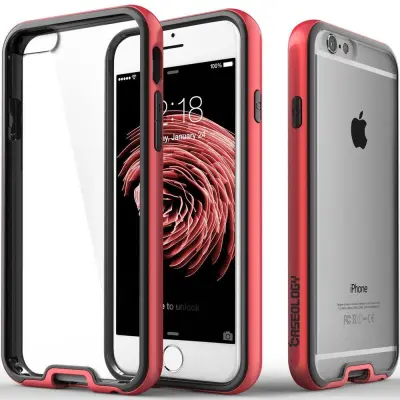 Caseology Fusion Bumper Skal till Apple iPhone 6 / 6S - Röd