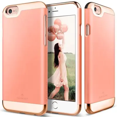Caseology Savoy Skal till Apple iPhone 6 / 6S (Rosa - Rose Gold)