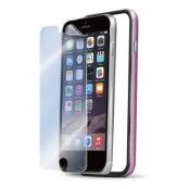 Celly Bumper till iPhone 6 - Rosa + Skärmskydd