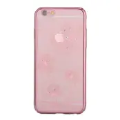 Comma Skal med Swarovski-stenar till iPhone 6 / 6S - Rose Gold