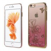Crawford Skal med Swarovski-stenar till iPhone 6 / 6S - Flower & Butterfly