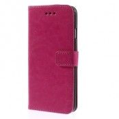 Crazy Horse Plånboksfodral till Apple iPhone 6 (Magenta)