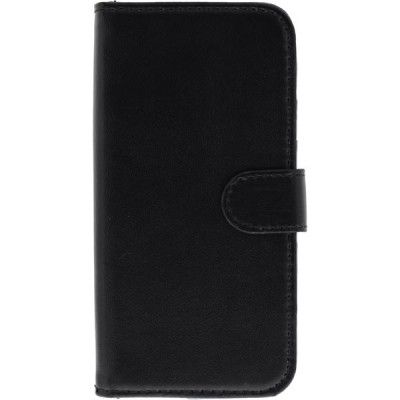 DELTACO plånboksfodral av konstläder iPhone 6 - Svart